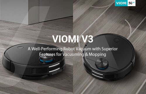 Viomi V3 Robot Vacuum- Let me handle the crumbs!